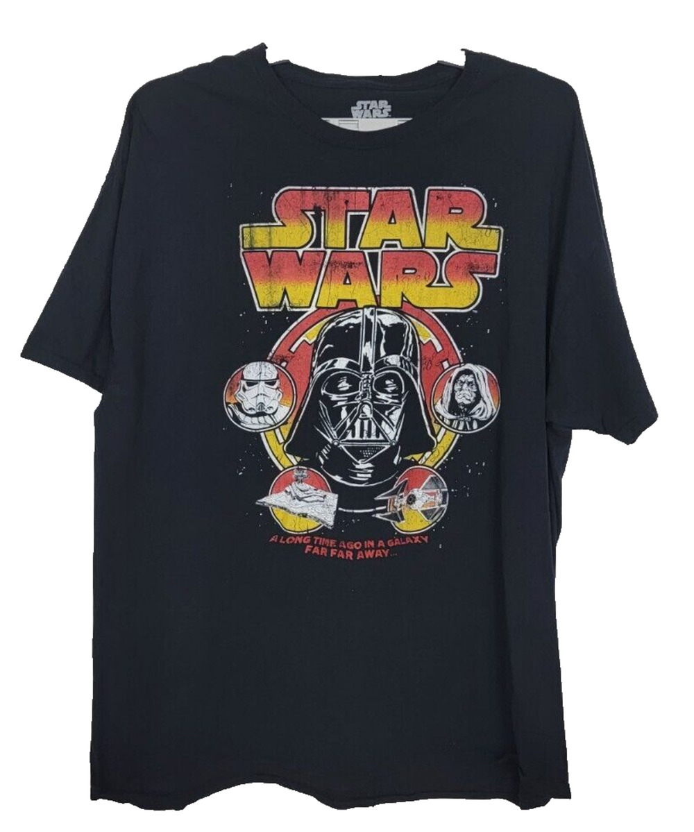 Star Wars V Fifth Sun Darth Vader Black Short Sleeve T-Shirt Size 2XL
